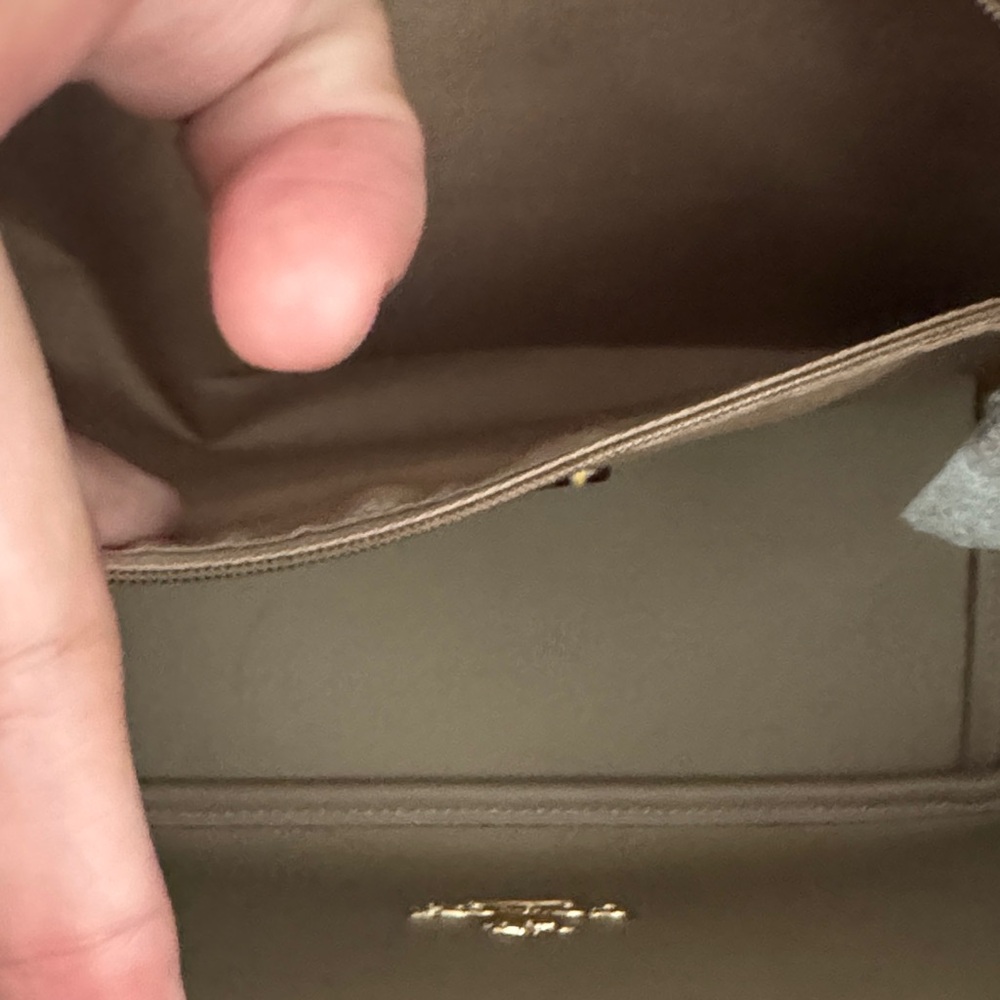 Coach Beige Signature Tote - Picture 10 of 10